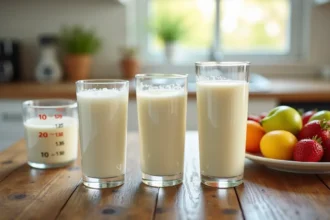 Ile kalorii ma szklanka mleka? Odkryj różnice i wartości